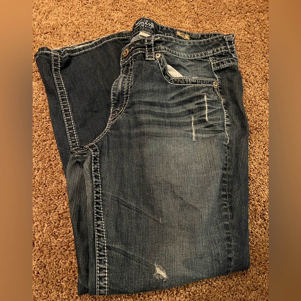 Silver Jeans Size 20 L31 Lola Straight